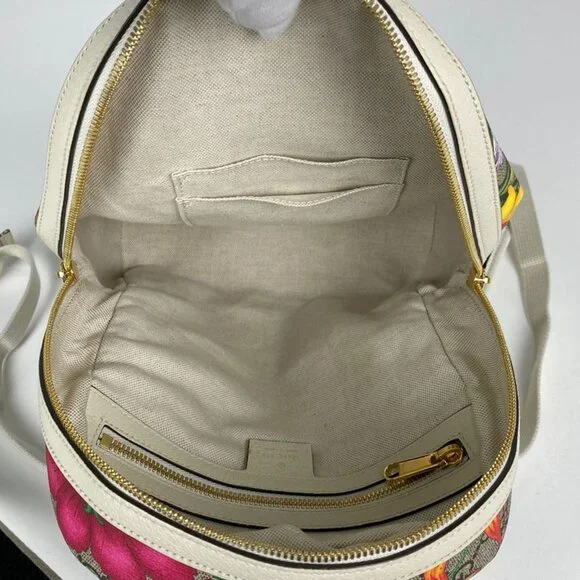 Gucci Ophidia GG Flora Backpack Daypack Backpack Sherry Line Web Backpack - Picture 9 of 9